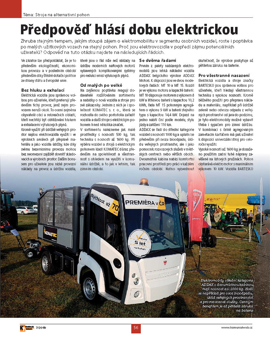 Komunální technika 07/2019
